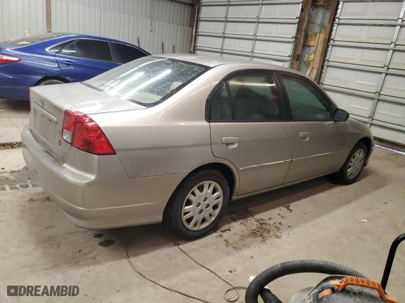 2004 Honda Civic LX with VIN 2HGES15564H596874, listed as a Copart auction lot 48996995 with 176,718 mi miles and Salvage Title. Bid and sale history available at carsss.com. Image 3.