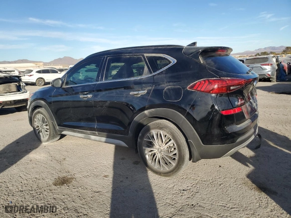 2019 Hyundai Tucson Night with VIN KM8J33AL2KU019307, listed as a Copart auction lot 82619544 with 74,701 mi miles and Salvage Title. Bid and sale history available at carsss.com. Image 2.
