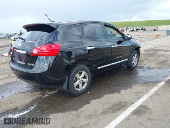 2013 Nissan Rogue S with VIN JN8AS5MT2DW552509, listed as a IAAI auction lot 41935057 with 151,097 mi miles. Bid and sale history available at carsss.com. Image 4.