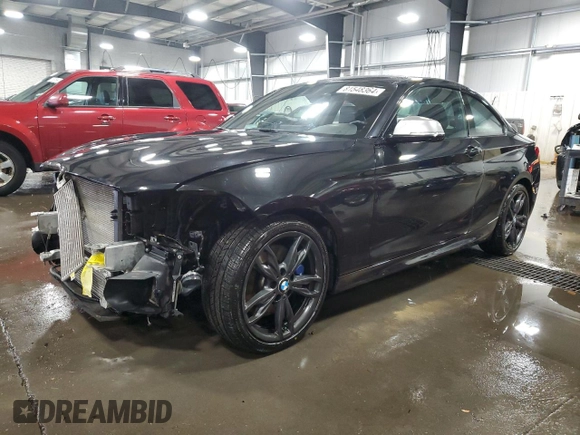 2016 BMW 2 Series M235i xDrive with VIN WBA1J9C5XGV695823, listed as a Copart auction lot 81548364 with 83,149 mi miles and Salvage Title. Bid and sale history available at carsss.com. Image 1.