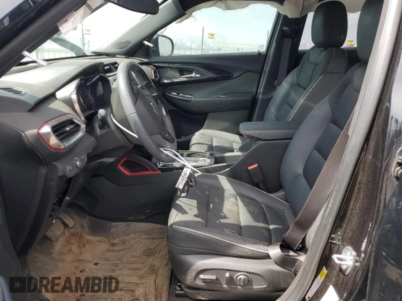 2022 Chevrolet TrailBlazer RS with VIN KL79MUSL5NB117897, listed as a Copart auction lot 51326855 with 42,125 mi miles and Salvage Title. Bid and sale history available at DreamBid. Image 7.