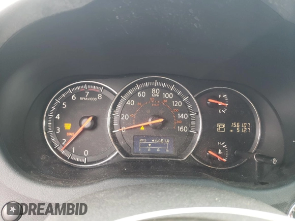 2012 Nissan Maxima SV with VIN 1N4AA5AP1CC866390, listed as a Copart auction lot 58710935 with 156,107 mi miles and Salvage title. Bid and sale history available at DreamBid. Image 9.