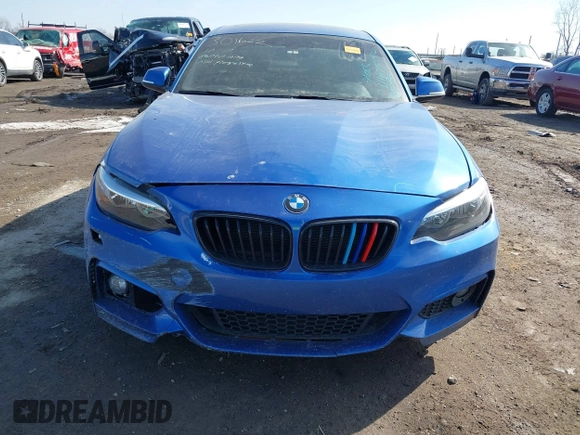 2017 BMW 2 Series 230i xDrive with VIN WBA2H9C32HV642565, listed as a IAAI auction lot 41675092 with 35,929 mi miles. Bid and sale history available at carsss.com. Image 13.