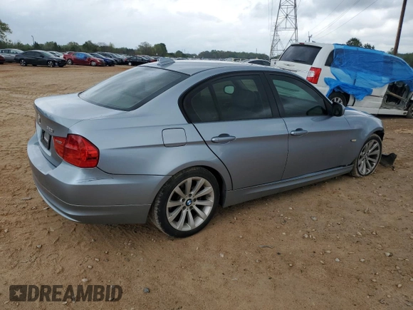 2011 BMW 3 Series 328i with VIN WBAPH7G5XBNN04057, listed as a Copart auction lot 51295015 with 167,185 mi miles and Salvage Title. Bid and sale history available at carsss.com. Image 3.