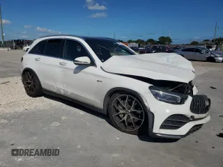 2021 Mercedes-Benz GLC with VIN W1N0G6EB2MF948792, listed as a Copart auction lot 78141964 with 47,094 mi miles and Non Repairable. Bid and sale history available at carsss.com. Image 4.