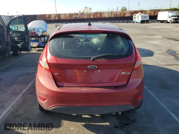 2013 Ford Fiesta SE with VIN 3FADP4EJ6DM144375, listed as a Copart auction lot 52124605 with 96,968 mi miles and Salvage Title. Bid and sale history available at carsss.com. Image 6.