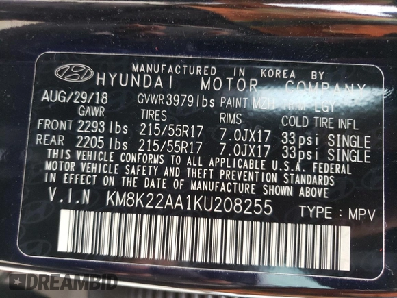 2019 Hyundai Kona SEL with VIN KM8K22AA1KU208255, listed as a Copart auction lot 71995642 with 43,045 mi miles. Bid and sale history available at carsss.com. Image 13.