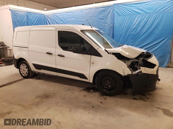 2022 Ford Transit Connect XL with VIN NM0LS7S2XN1536208, listed as a Copart auction lot 56077425 with 56,284 mi miles and Salvage title. Bid and sale history available at DreamBid. Image 4.