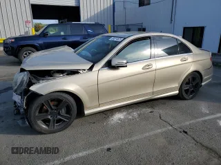 2011 Mercedes-Benz C with VIN WDDGF5EB8BF636840, listed as a Copart auction lot 50874825 with Not Provided miles and Salvage Title. Bid and sale history available at carsss.com. Image 1.