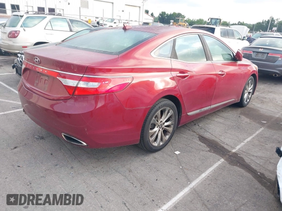 2013 Hyundai Azera z VIN KMHFG4JG4DA250183, wystawiony jako IAAI lot #42511640 z przebiegiem 203 868 mil mil oraz . Historia ofert i sprzedaży dostępna na DreamBid. Obrazek 4.