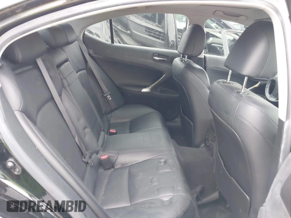 2007 Lexus IS with VIN JTHBK262672048719, listed as a IAAI auction lot 42143341 with 91,702 mi miles. Bid and sale history available at carsss.com. Image 8.