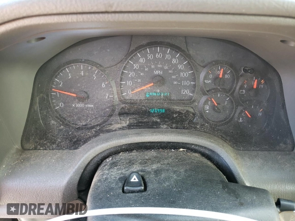 2004 Isuzu Ascender S z VIN 4NUDS13SX42102368, wystawiony jako Copart lot #70032284 z przebiegiem 123 998 mil mil oraz Szkoda całkowita • Salvage title. Historia ofert i sprzedaży dostępna na DreamBid. Obrazek 9.