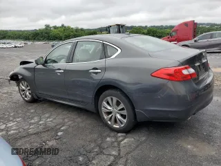 2012 Infiniti M with VIN JN1BY1AR2CM394976, listed as a Copart auction lot 61064205 with 170,108 mi miles and Salvage title. Bid and sale history available at DreamBid. Image 2.