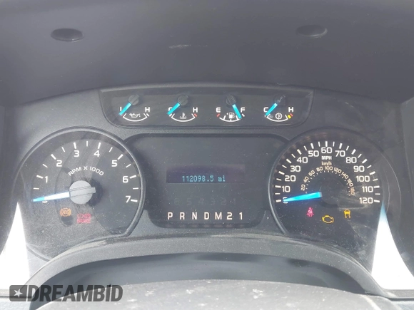 2013 Ford F-150 XL with VIN 1FTFX1CFXDFC69539, listed as a IAAI auction lot 41596646 with 112,098 mi miles. Bid and sale history available at carsss.com. Image 7.
