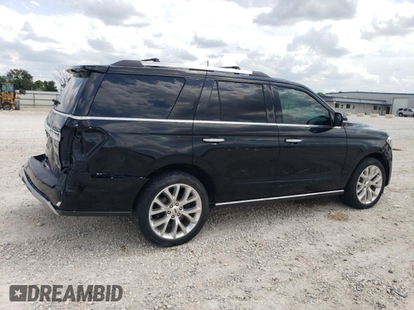 2018 Ford Expedition Limited with VIN 1FMJU1KTXJEA45498, listed as a Copart auction lot 56421775 with 125,008 mi miles and Salvage title. Bid and sale history available at DreamBid. Image 3.