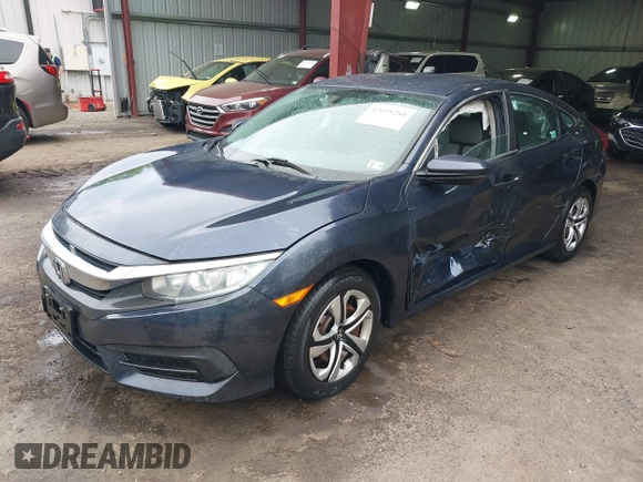 2016 Honda Civic Sedan LX with VIN 19XFC2F58GE009207, listed as a IAAI auction lot 42035280 with 76,052 mi miles. Bid and sale history available at carsss.com. Image 17.