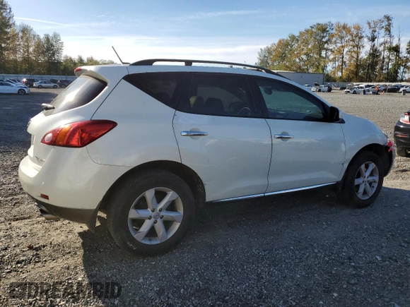 2010 Nissan Murano SL with VIN JN8AZ1MW2AW107407, listed as a Copart auction lot 71677534 with 189,402 mi miles and Clean Title. Bid and sale history available at carsss.com. Image 3.