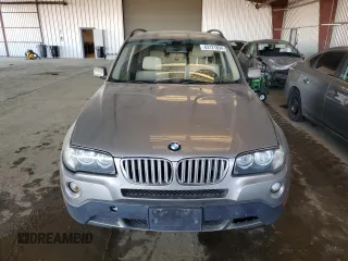2008 BMW X3 3.0si with VIN WBXPC93438WJ07550, listed as a Copart auction lot 83121894 with 173,518 mi miles and Salvage Title. Bid and sale history available at carsss.com. Image 5.