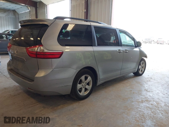 2015 Toyota Sienna LE AAS with VIN 5TDKK3DC2FS643769, listed as a IAAI auction lot 42473037 with 195,211 mi miles and . Bid and sale history available at DreamBid. Image 4.