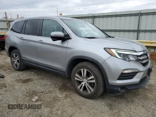 2017 Honda Pilot EX-L with VIN 5FNYF6H59HB008597, listed as a Copart auction lot 42166495 with 221,452 mi miles and Salvage Title. Bid and sale history available at DreamBid. Image 4.