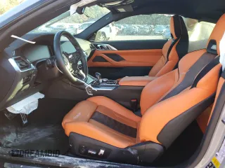 2022 BMW M4 Competition xDrive with VIN WBS43AZ04NCJ90806, listed as a Copart auction lot 79045274 with 0 mi miles and Salvage Title. Bid and sale history available at carsss.com. Image 7.