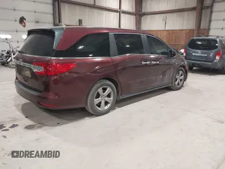 2020 Honda Odyssey EX-L with VIN 5FNRL6H76LB050622, listed as a IAAI auction lot 41886746 with 75,597 mi miles. Bid and sale history available at carsss.com. Image 4.