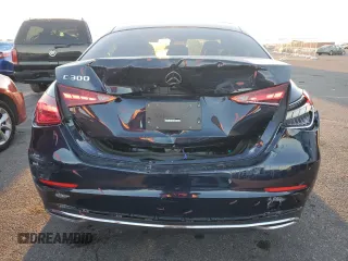 2022 Mercedes-Benz C 300 with VIN W1KAF4GB3NR038400, listed as a Copart auction lot 89340215 with 29,598 mi miles and Salvage Title. Bid and sale history available at DreamBid. Image 6.