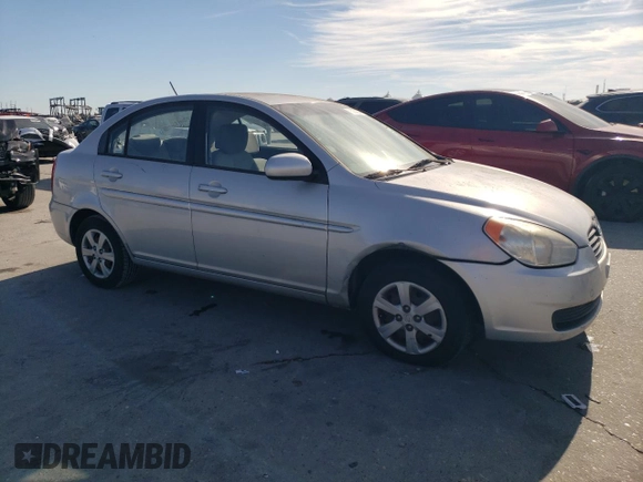 2010 Hyundai Accent GLS with VIN KMHCN4AC4AU426665, listed as a Copart auction lot 76063604 with 154,564 mi miles and Salvage Title. Bid and sale history available at carsss.com. Image 4.