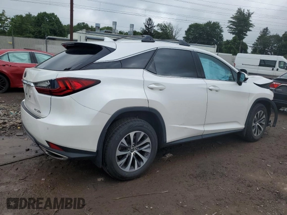 2021 Lexus RX 350 with VIN 2T2HZMDA2MC273810, listed as a Copart auction lot 60515995 with 53,769 mi miles and Salvage title. Bid and sale history available at DreamBid. Image 3.