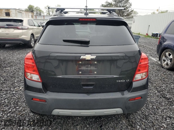 2016 Chevrolet Trax LT with VIN KL7CJLSB6GB676751, listed as a Copart auction lot 55725925 with 130,592 mi miles and Clean Title. Bid and sale history available at carsss.com. Image 6.