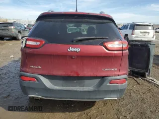 2017 Jeep Cherokee Limited with VIN 1C4PJMDB5HW520136, listed as a Copart auction lot 46643605 with 153,997 mi miles and Salvage Title. Bid and sale history available at carsss.com. Image 6.