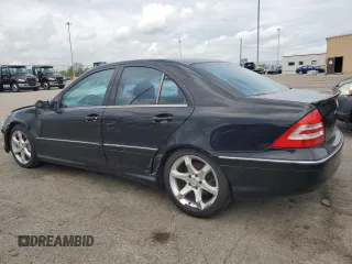 2007 Mercedes-Benz C 230 Sport with VIN WDBRF52HX7F909181, listed as a Copart auction lot 56762685 with 169,085 mi miles and Salvage title. Bid and sale history available at DreamBid. Image 2.