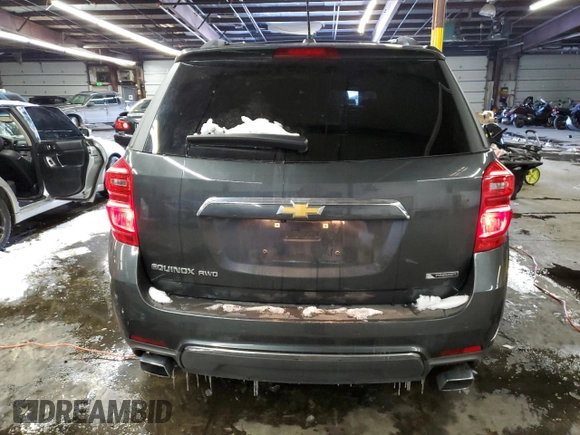 2017 Chevrolet Equinox Premier with VIN 2GNFLGE30H6203428, listed as a Copart auction lot 42015985 with 45,464 mi miles and Salvage Title. Bid and sale history available at carsss.com. Image 6.