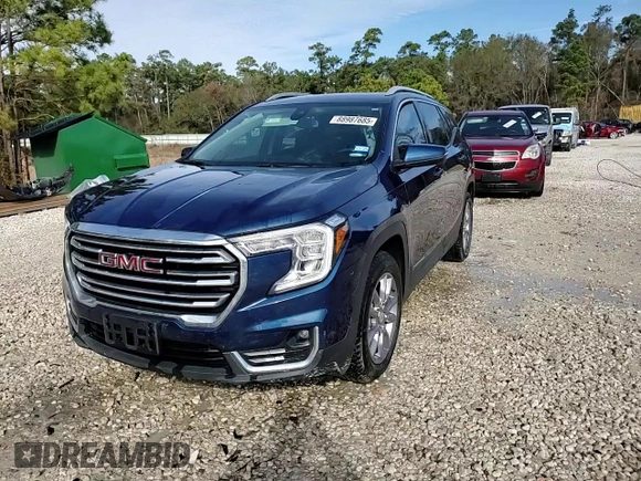 2022 GMC Terrain SLT with VIN 3GKALPEV2NL128702, listed as a Copart auction lot 88987685 with 72,322 mi miles and Clean Title. Bid and sale history available at carsss.com. Image 14.