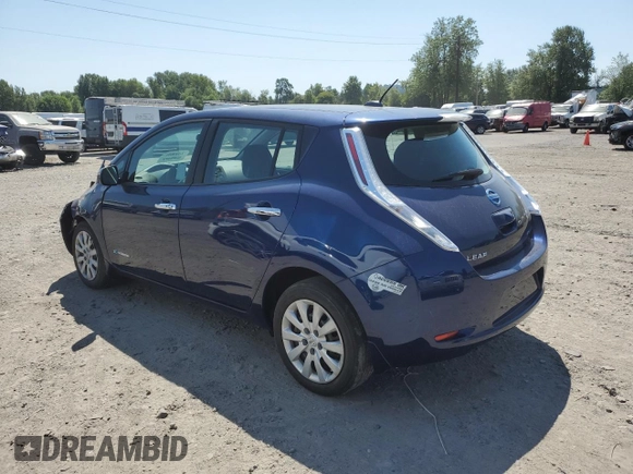 2016 Nissan LEAF S with VIN 1N4BZ0CP2GC313993, listed as a Copart auction lot 61928853 with 41,956 mi miles. Bid and sale history available at carsss.com. Image 2.