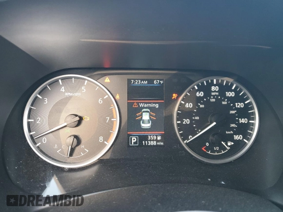 2023 Nissan Sentra S z VIN 3N1AB8BV4PY291112, wystawiony jako Copart lot #53253995 z przebiegiem 11 388 mil mil oraz Szkoda całkowita • Salvage title. Historia ofert i sprzedaży dostępna na DreamBid. Obrazek 9.
