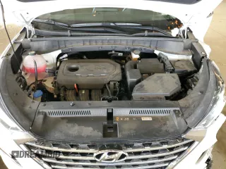 2021 Hyundai Tucson Ultimate with VIN KM8J3CAL0MU339969, listed as a Copart auction lot 58592275 with 20,953 mi miles and Salvage title. Bid and sale history available at DreamBid. Image 12.