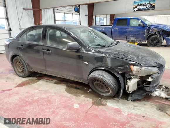 2010 Mitsubishi Lancer DE with VIN JA32U1FU5AU017835, listed as a Copart auction lot 87632195 with 122,600 mi miles and Salvage Title. Bid and sale history available at carsss.com. Image 4.