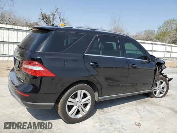 2015 Mercedes-Benz M ML 350 with VIN 4JGDA5JB2FA576540, listed as a Copart auction lot 48887845 with 97,014 mi miles and Salvage Title. Bid and sale history available at carsss.com. Image 3.