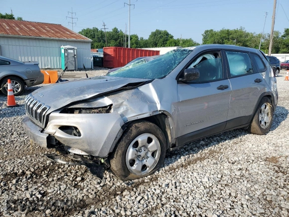 2017 Jeep Cherokee Sport with VIN 1C4PJMAB1HW563201, listed as a Copart auction lot 59742435 with 149,423 mi miles and Salvage title. Bid and sale history available at DreamBid. Image 1.