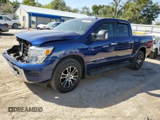 2020 Nissan Titan Platinum Reserve with VIN 1N6AA1EF4LN511588, listed as a Copart auction lot 73942854 with 40,899 mi miles and Salvage title. Bid and sale history available at DreamBid. Image 1.