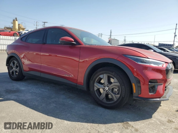 2021 Ford Mustang Mach-E Select with VIN 3FMTK1SS9MMA59428, listed as a Copart auction lot 58368865 with 46,718 mi miles and Salvage title. Bid and sale history available at DreamBid. Image 4.