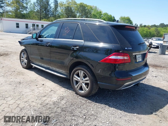 2014 Mercedes-Benz M ML 350 with VIN 4JGDA5JB7EA387106, listed as a IAAI auction lot 42062608 with 82,535 mi miles. Bid and sale history available at carsss.com. Image 3.