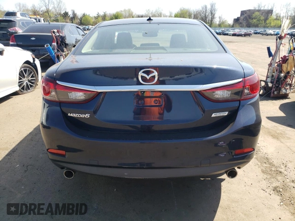 2015 Mazda 6 i Touring with VIN JM1GJ1T52F1216136, listed as a Copart auction lot 54016345 with 106,883 mi miles and Salvage Title. Bid and sale history available at carsss.com. Image 6.