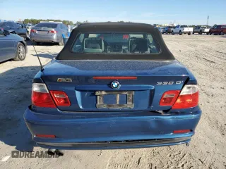 2002 BMW 3 Series 330Ci with VIN WBABS53482JU89630, listed as a Copart auction lot 42988575 with 184,467 mi miles and Salvage Title. Bid and sale history available at carsss.com. Image 6.