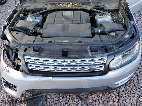 2015 Land Rover Range Rover Sport HSE with VIN SALWR2VF5FA512602, listed as a Copart auction lot 43616505 with 85,290 mi miles and Salvage Title. Bid and sale history available at carsss.com. Image 14.