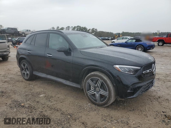 2024 Mercedes-Benz GLC with VIN W1NKM4GB7RF077169, listed as a Copart auction lot 89087065 with 8,054 mi miles and Non Repairable. Bid and sale history available at carsss.com. Image 4.
