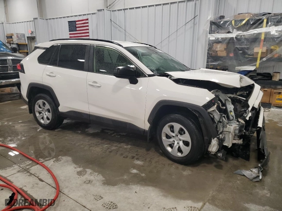 2020 Toyota RAV4 LE with VIN JTMF1RFV7LD063480, listed as a Copart auction lot 43178065 with 65,524 mi miles and Salvage Title. Bid and sale history available at carsss.com. Image 4.