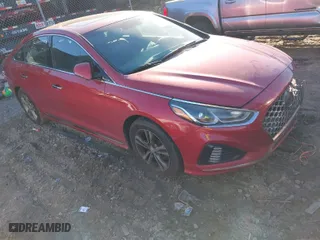 2019 Hyundai Sonata Sport with VIN 5NPE34AFXKH736229, listed as a IAAI auction lot 41355059 with 116,236 mi miles. Bid and sale history available at carsss.com. Image 1.