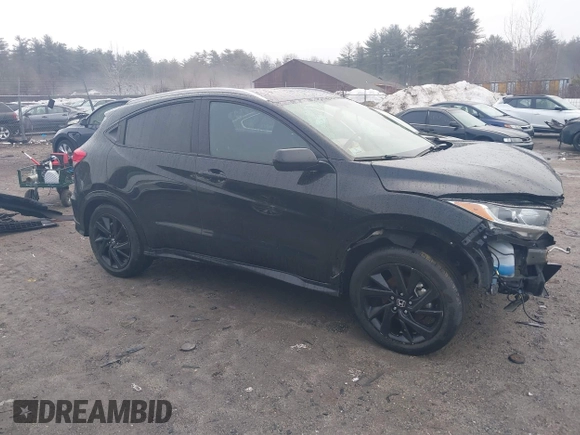 2022 Honda HR-V Sport with VIN 3CZRU6H19NM756131, listed as a IAAI auction lot 41620820 with 26,227 mi miles. Bid and sale history available at carsss.com. Image 14.